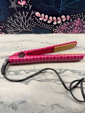 Ultra Chi Pink Ceramic Flat Iron Hair Straightener